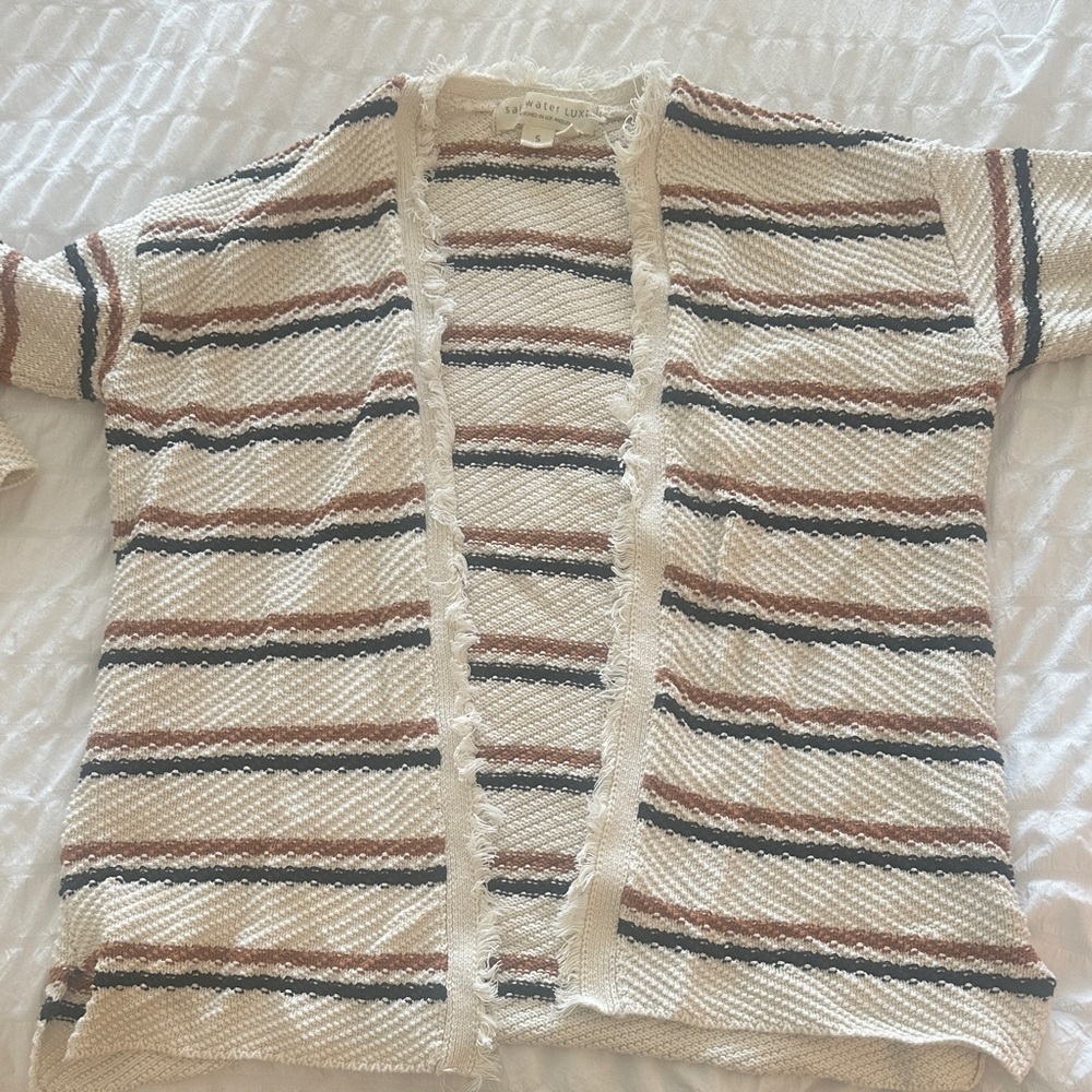 Salt Water Luxe Open Cardigan